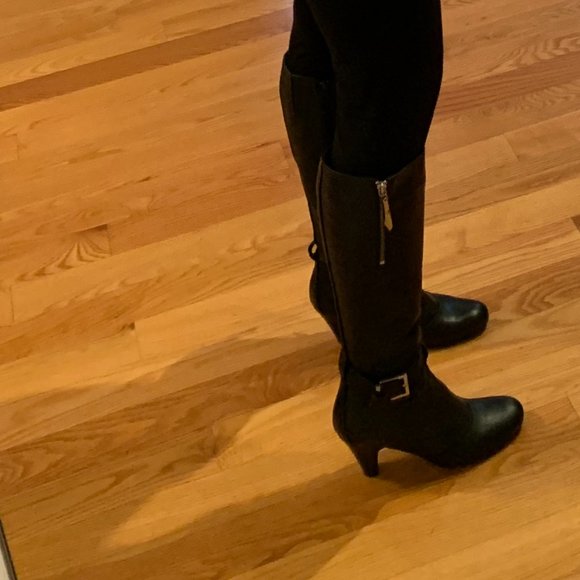 Davos Gomma Italian leather boots size 39 - Picture 3 of 3